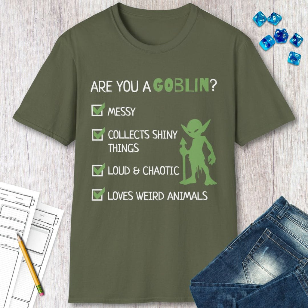 Goblin Quiz Shirt - Funny D&D Goblin Friend T-shirt