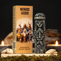 Hand-Carved Freyja Figurine - Wooden Scandinavian Goddess Statue | Relic & Reel