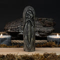 Hand-Carved Odin Figurine – 13 cm (5.1 inches) Wooden Norse God Sculpture