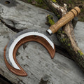 Hand-Forged Athame Ritual Witch Sickle, ⌀16.5 cm (6.5 inches)
