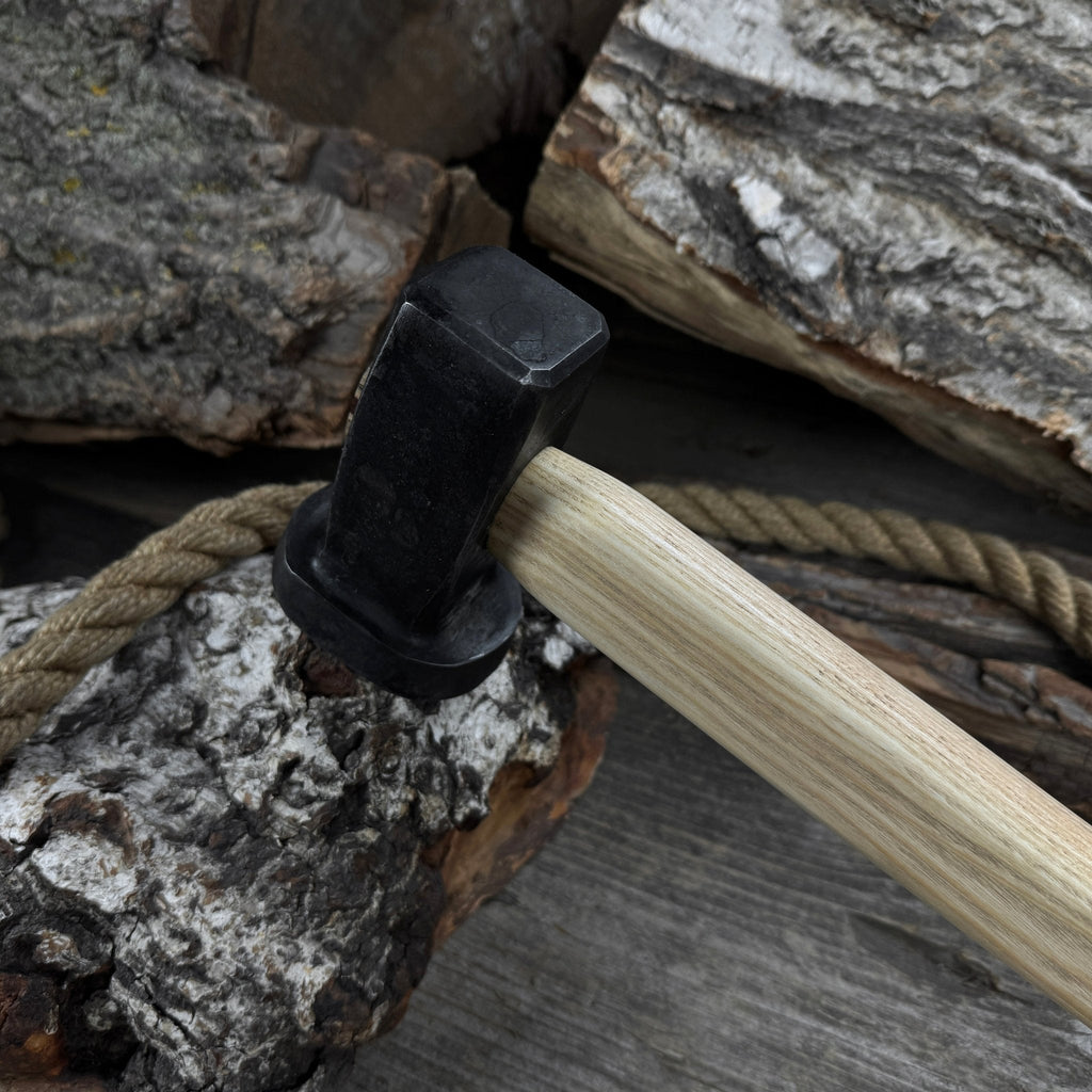 Hand-Forged Double Blacksmith's Hammer, 1.5 kg (3.3 lbs)