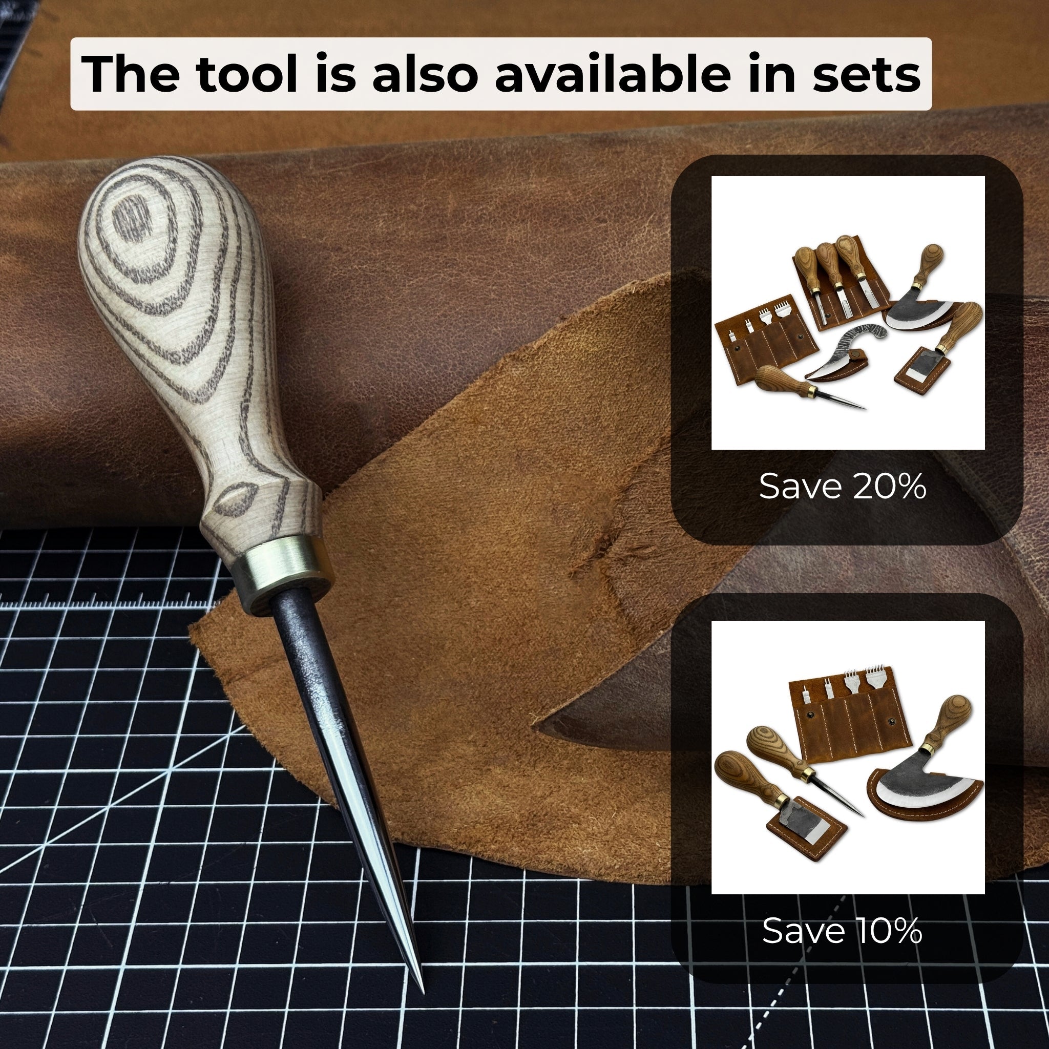 Hand-Forged Leatherworking Awl