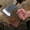 Hand-Forged Small Camping Axe with Curved Handle, 0.52 kg (1.15 Ibs)