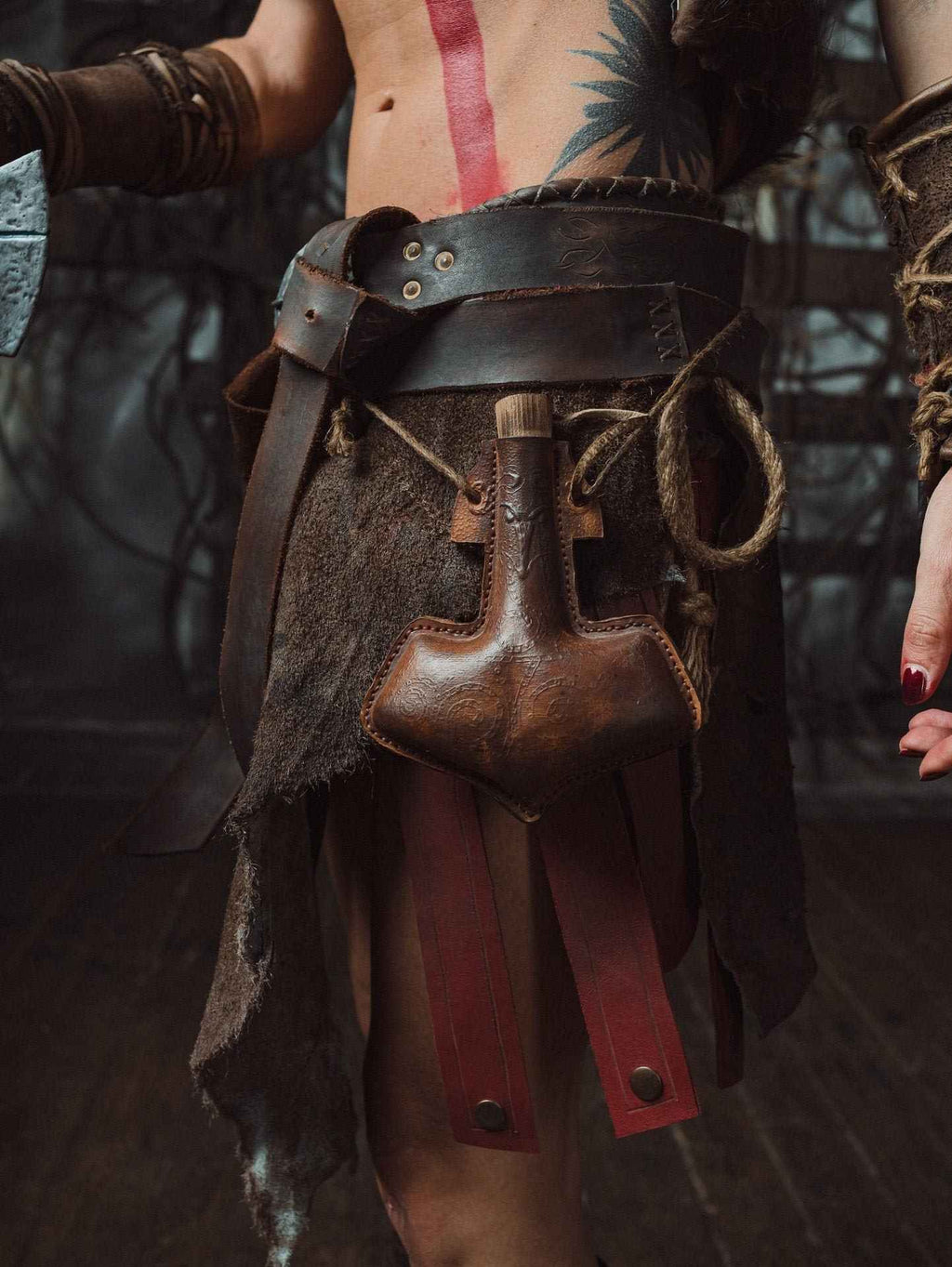 Woman Kratos costume (God of War)
