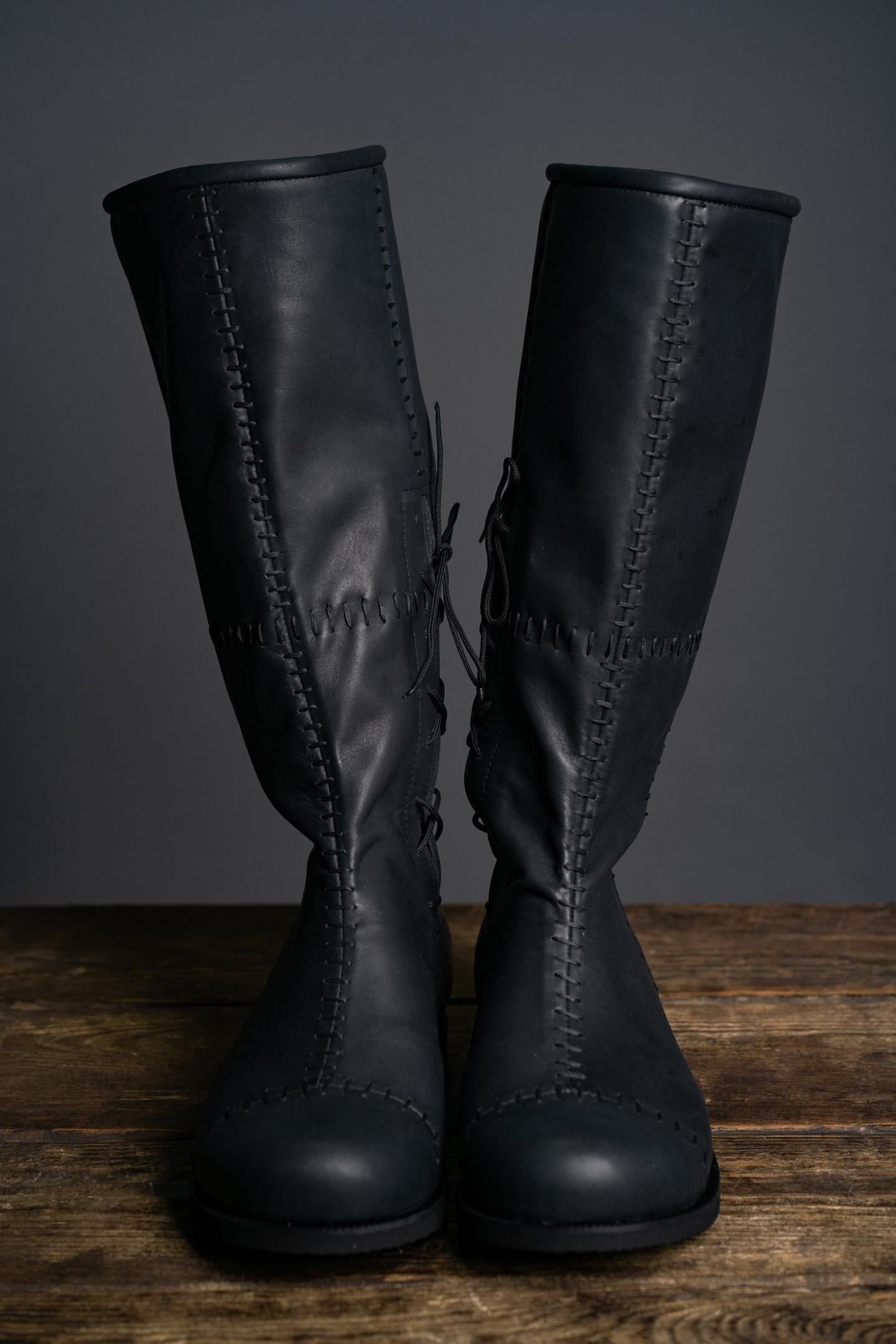 Aragorn's Black Leather Boots