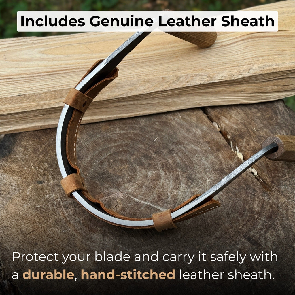 Inshave (Half-Rounded Drawknife), 16.5 cm (6.5 inches)