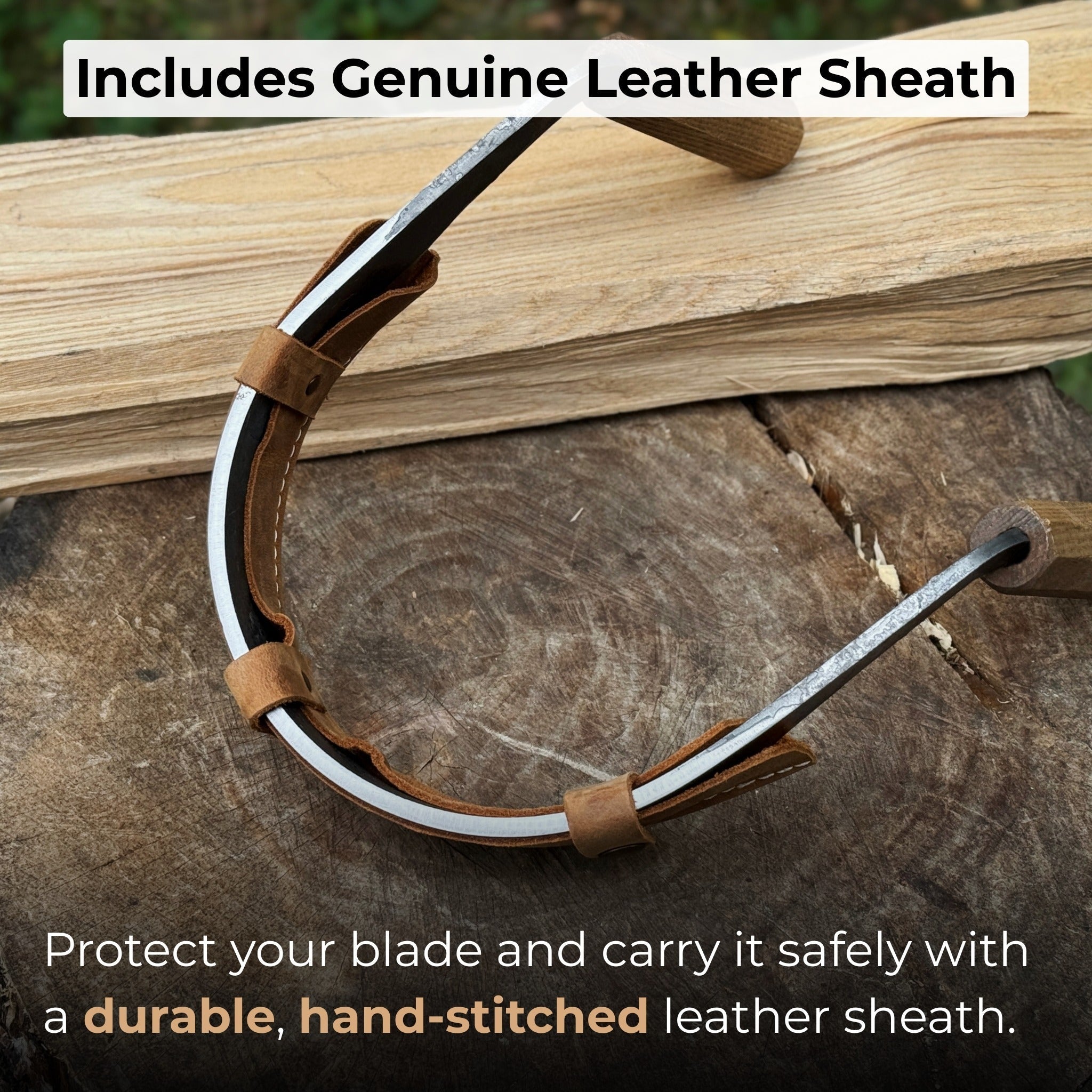 Inshave (Half-Rounded Drawknife), 16.5 cm (6.5 inches)