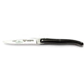 Laguiole en Aubrac Handcrafted Plated Multipurpose Knife, Full Buffalo Horn Handle, 4.75 inches