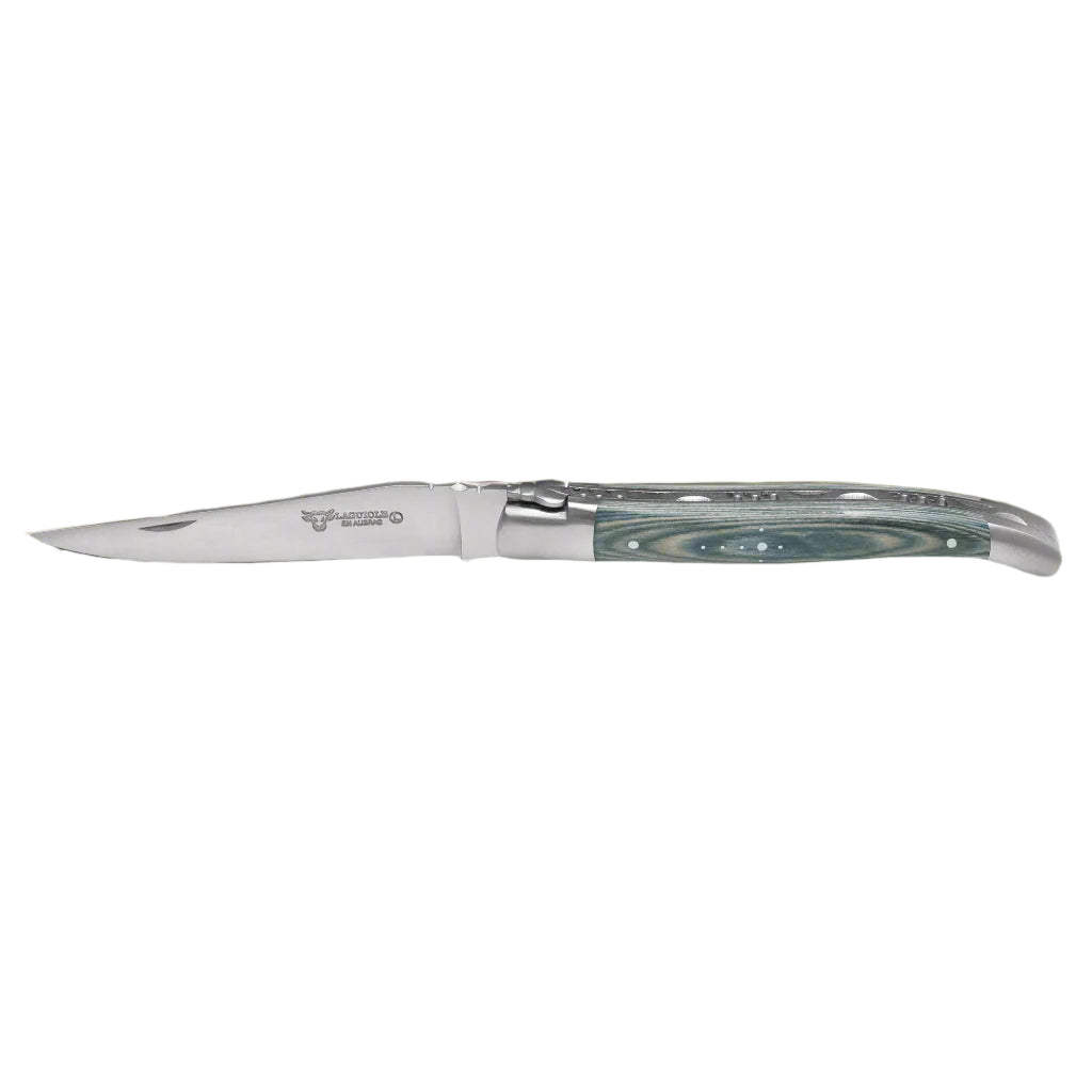 Laguiole en Aubrac Forged Folding Knife, Pakkawood Handle, 4.75"