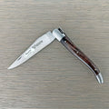 Laguiole en Aubrac Handcrafted Double Plates Multipurpose Knife with Rich Iron Wood Handle, 4.75-Inches