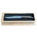Laguiole en Aubrac Stainless Steel Bread Serrated Knife With Solid Horne Handle, 7-in