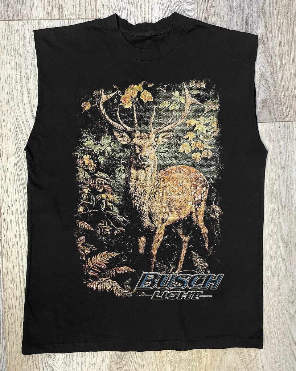 94 Busch Light Cut-Off Black Shirt