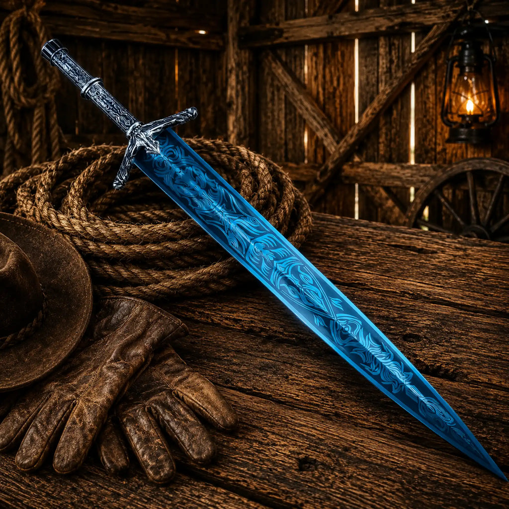 Moonlight Greatsword Sword – Full Metal Dark Moon Blade 39"