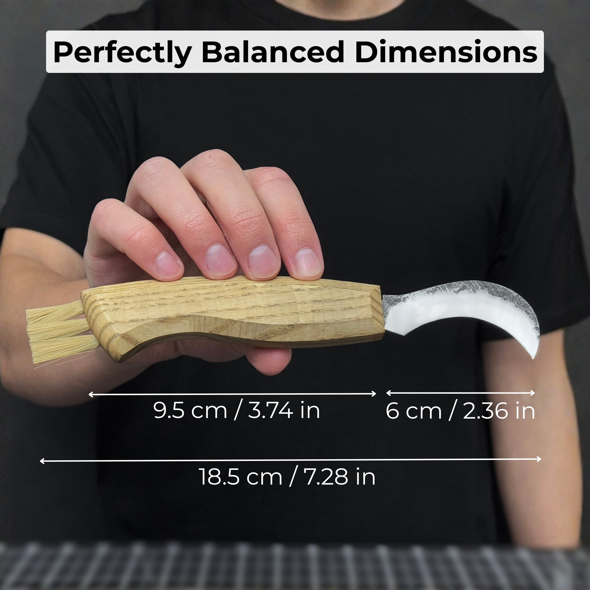 Mushroom Knife for Forest Walks, 6 cm (2.36 inches)