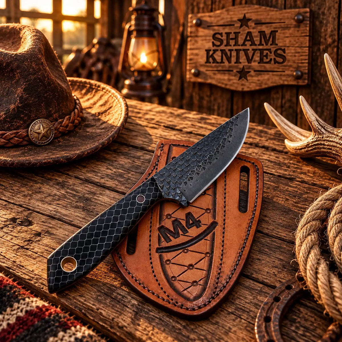 Night Hawk Rasp Steel Field Dressing Knife - outdoor fixed blade knife | Relic & Reel