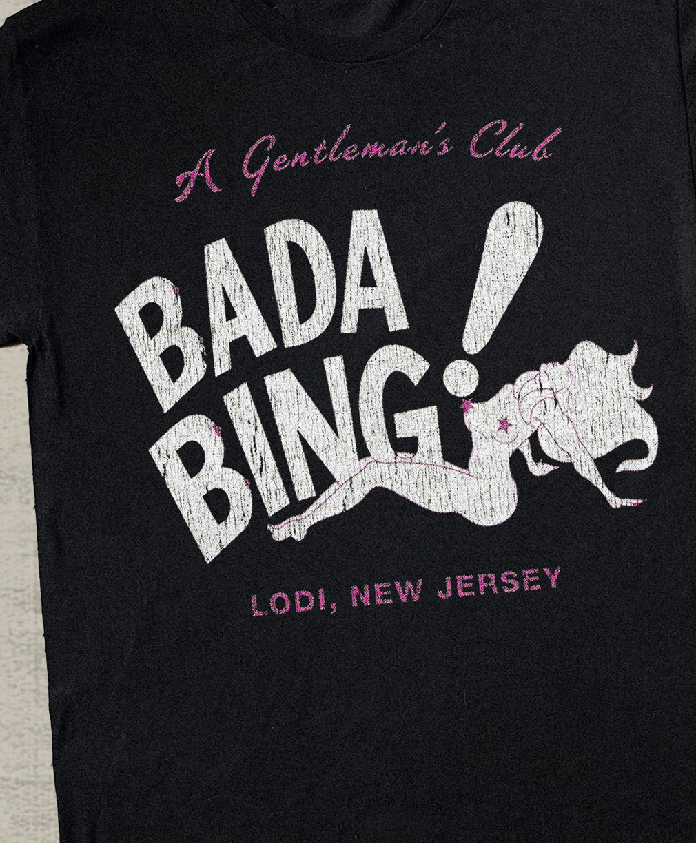 99 Bada Bing Sopranos Black T-Shirt