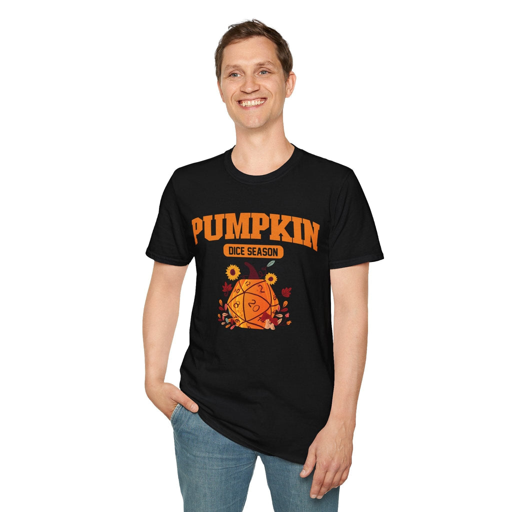 Pumpkin Dice Season – Fall D&D T-Shirt