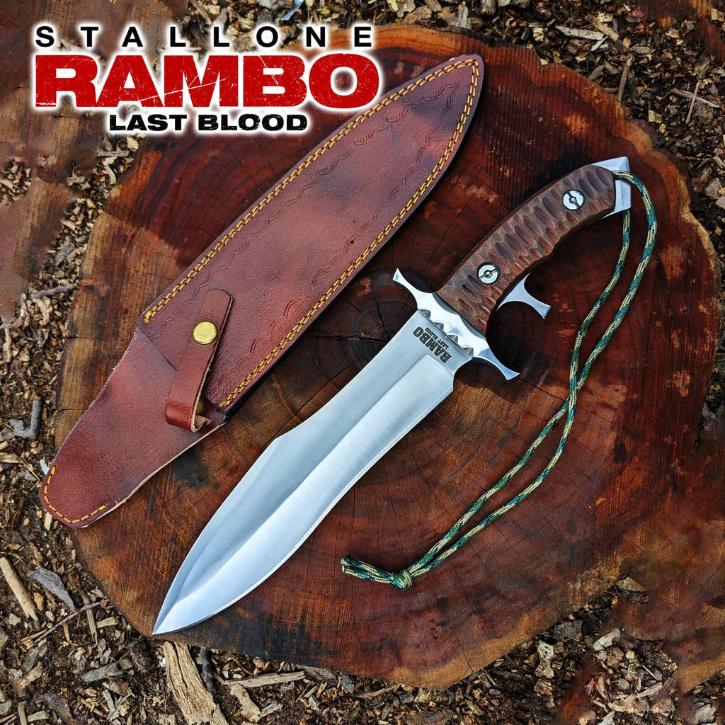 Rambo Last Blood Bowie Knife D2 Steel Full Tang