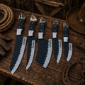 Rancher's Legacy Chef Knife Set – D2 Steel Horn Handles