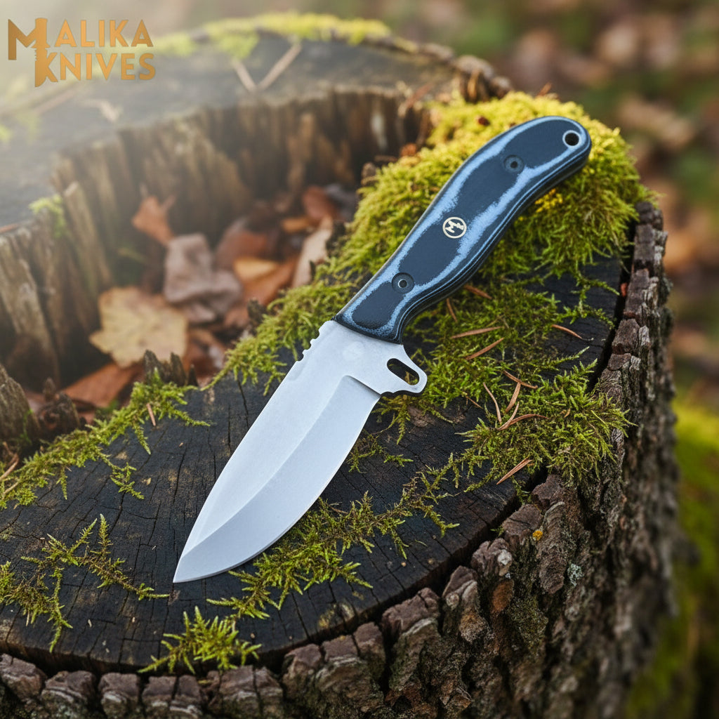 Ridge Runner Hunting Knife D2 Steel Micarta Handle