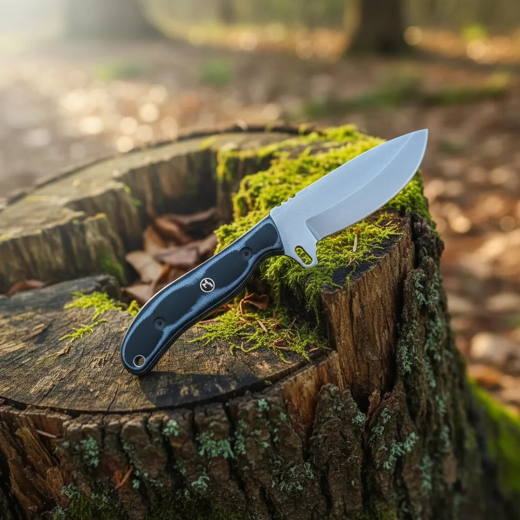 Ridge Runner Hunting Knife D2 Steel Micarta Handle