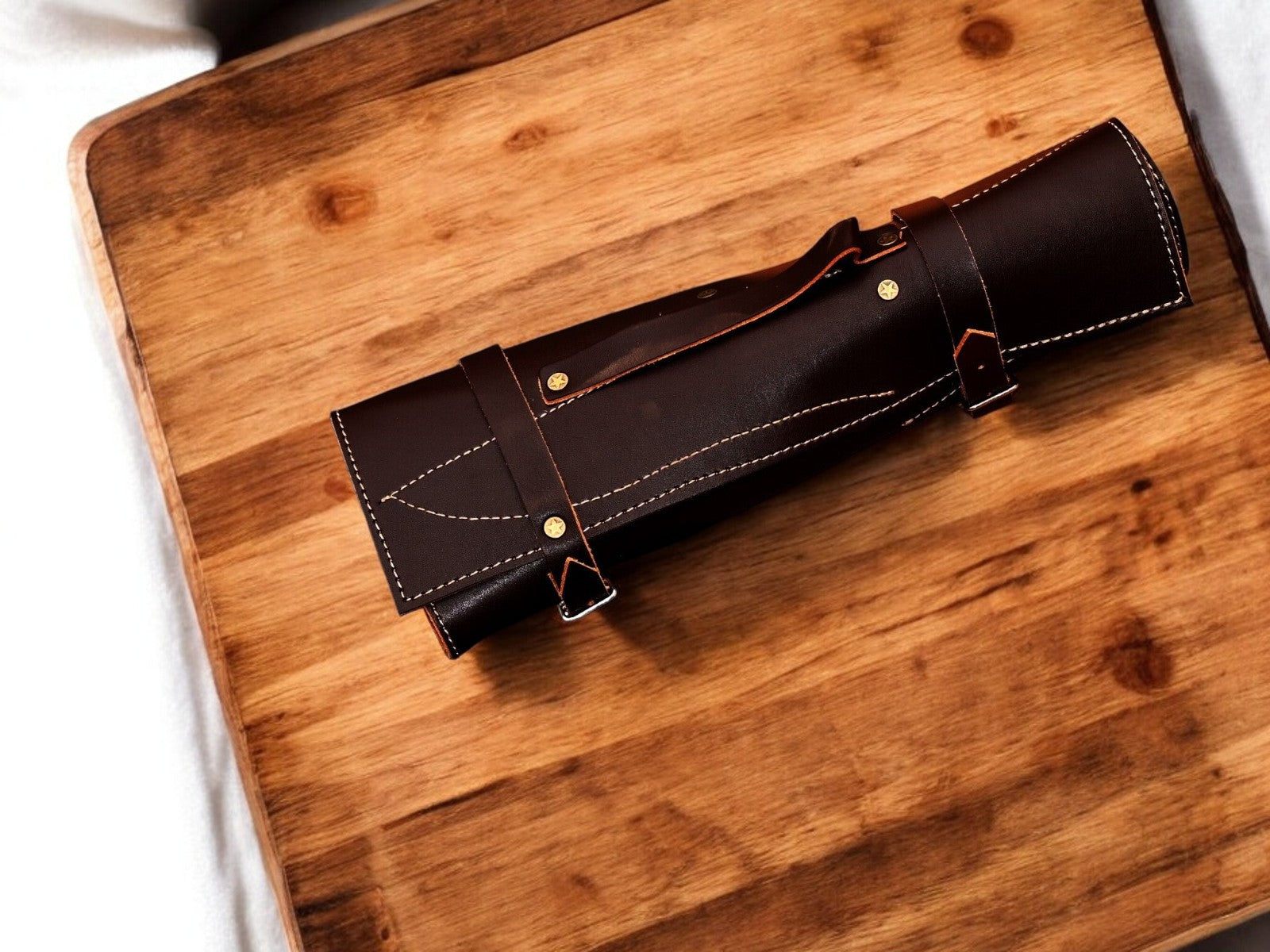 Handmade Damascus Kitchen Knives Set | Bone & Horn Handles