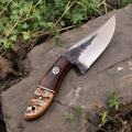 Handmade High-Carbon Steel Hunting Knife – 8" with Sheath