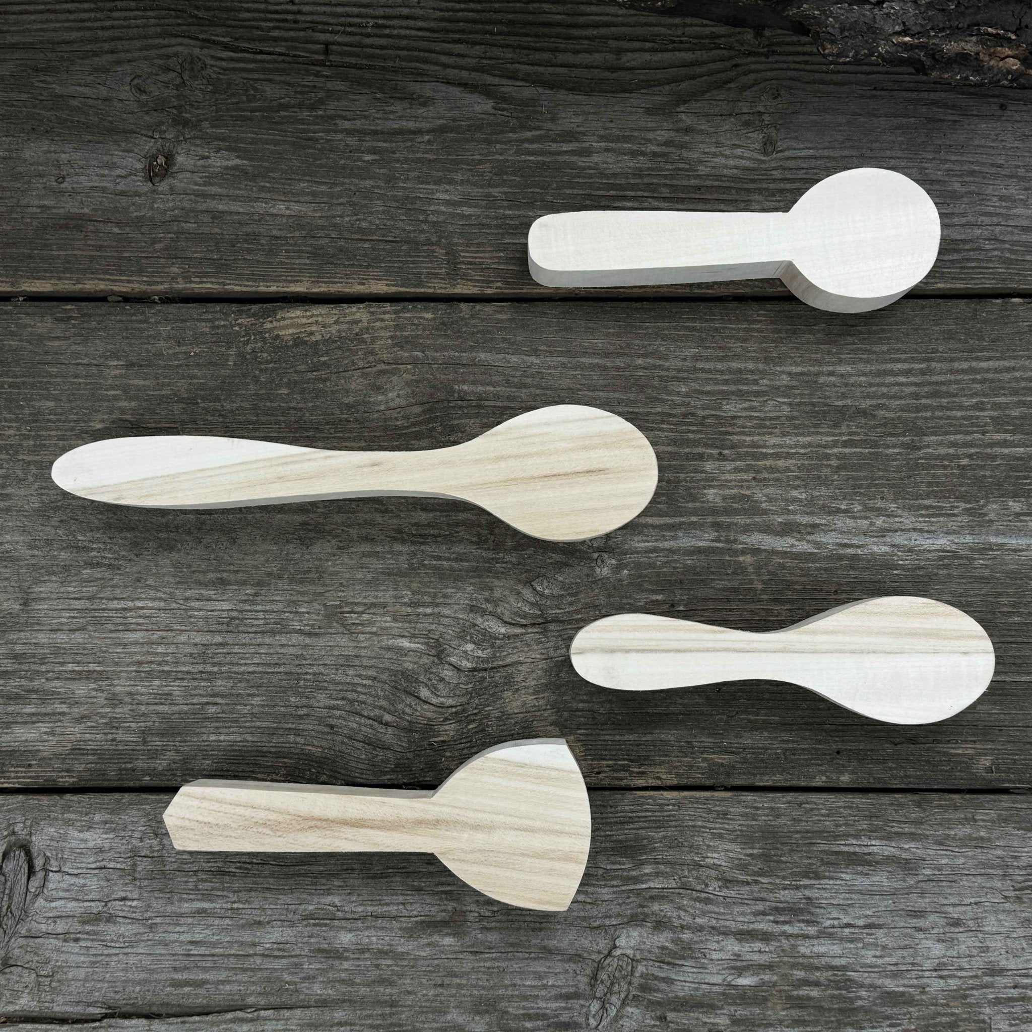 Set of 12 Linden Wood Spoon Carving Blanks
