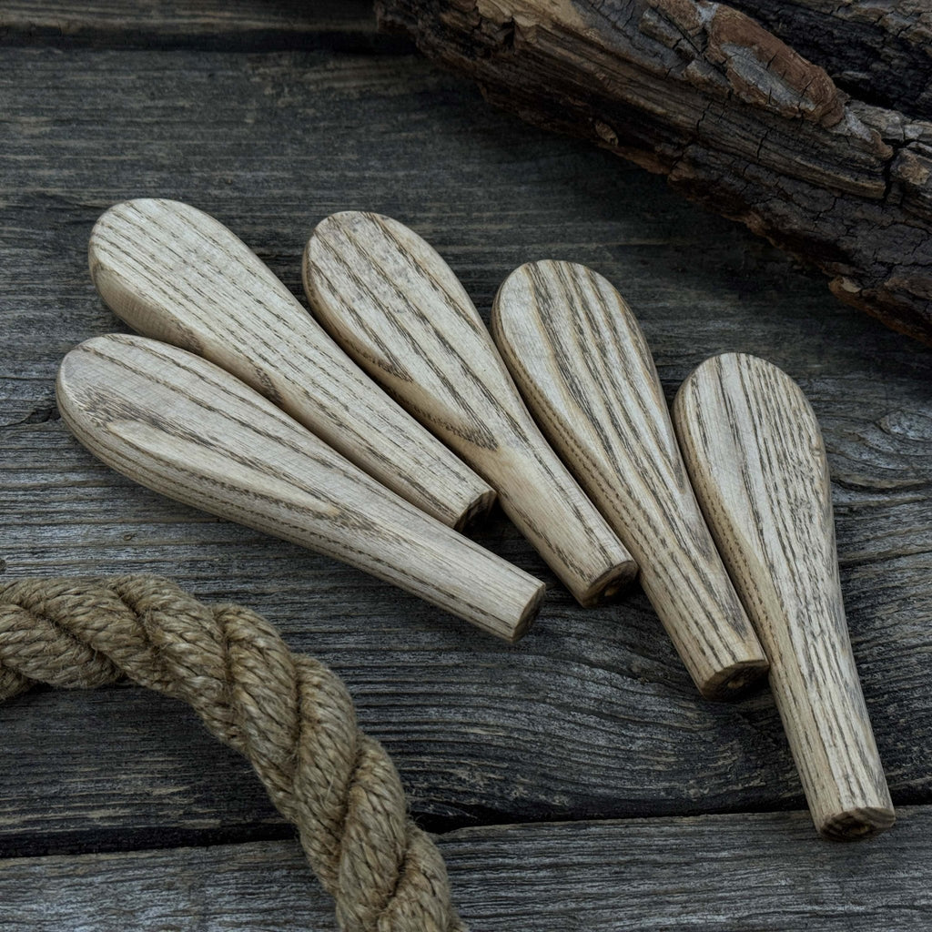 Set of 5 Universal Ash Wood Handles