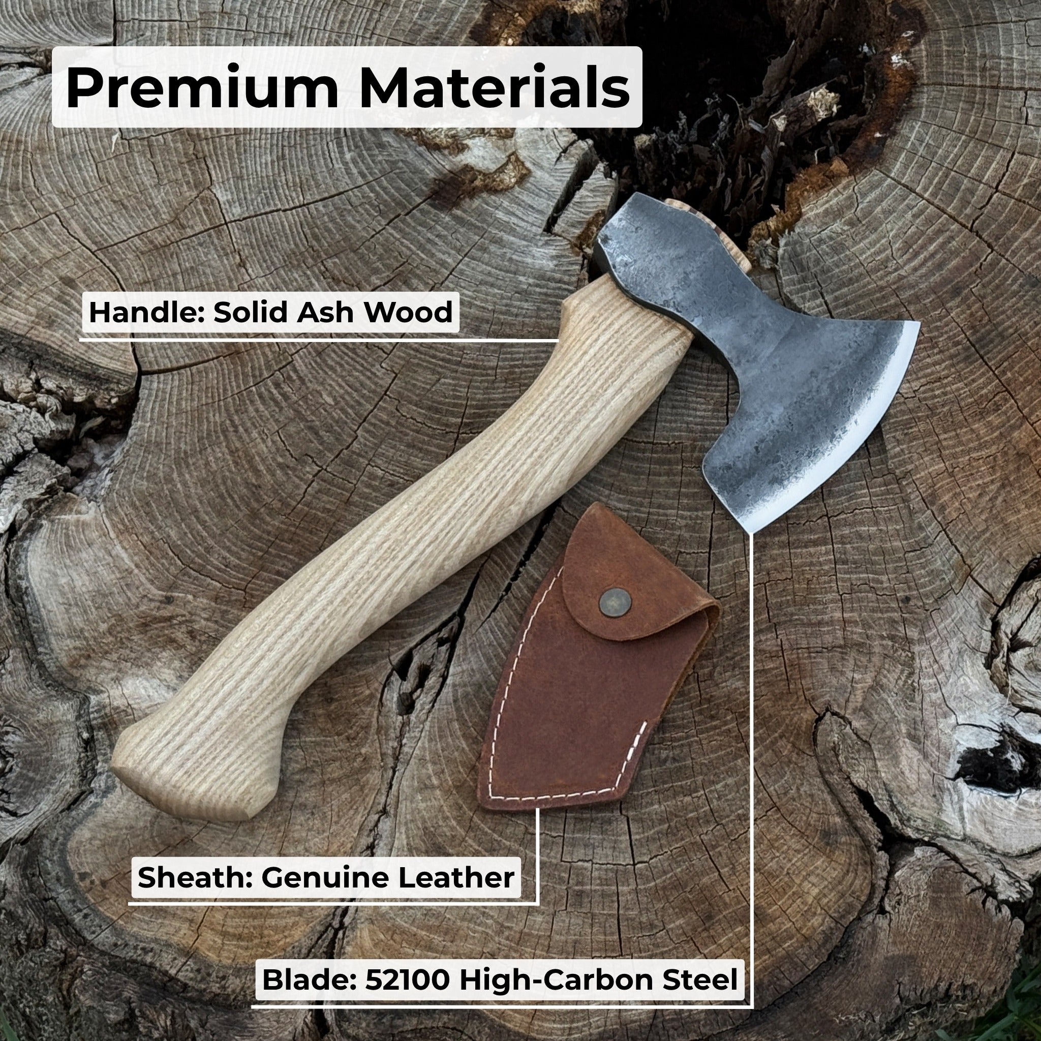 Small Carving Axe, 0.54 kg (1.19 lbs)