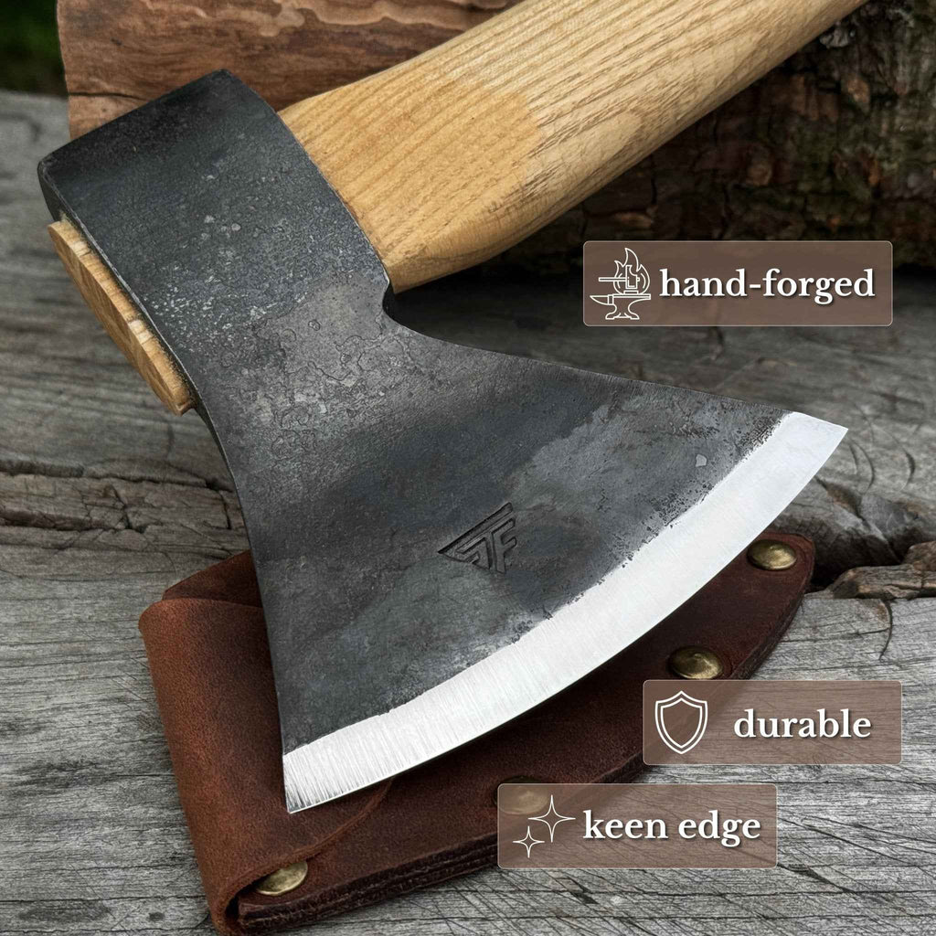 Small Carving Axe, 630 g (1.39 lb)