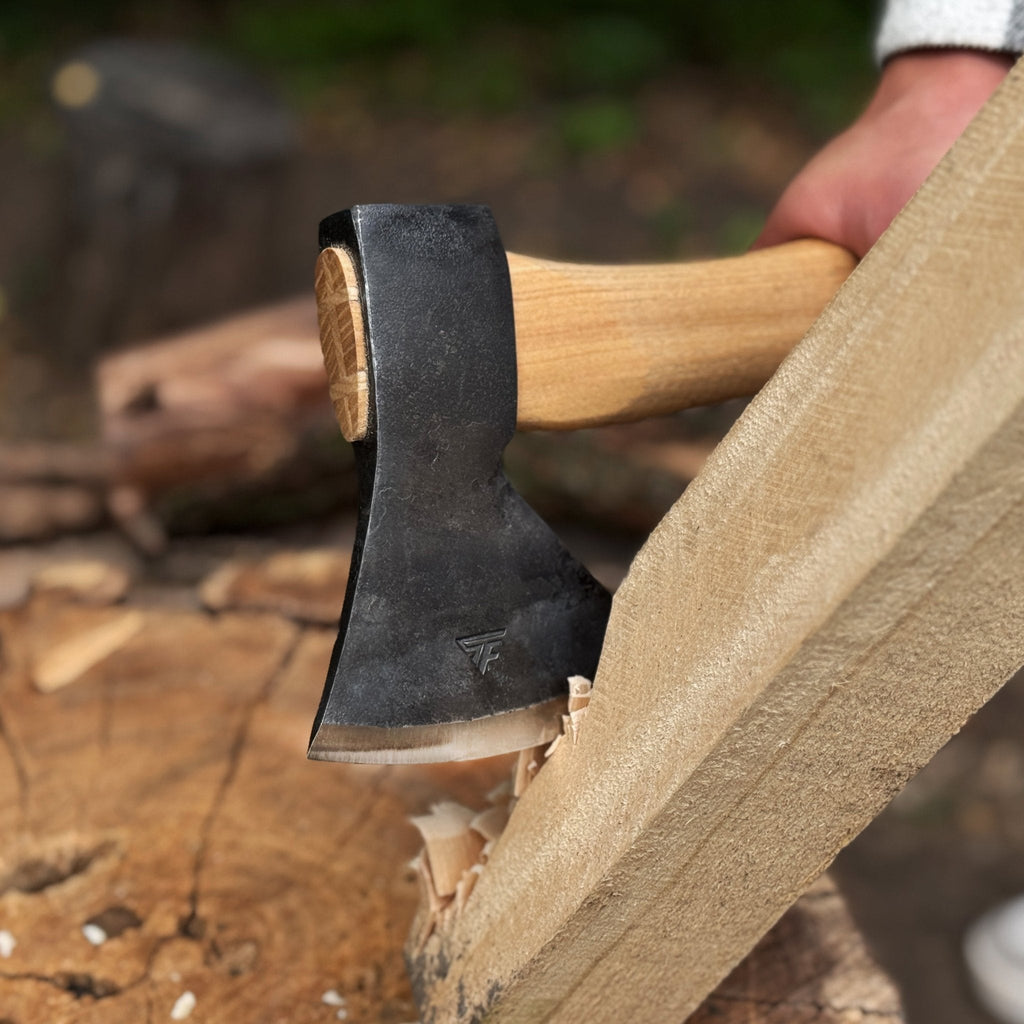 Small Carving Axe by Sharky Forged Steel Tools - Relic & Reel