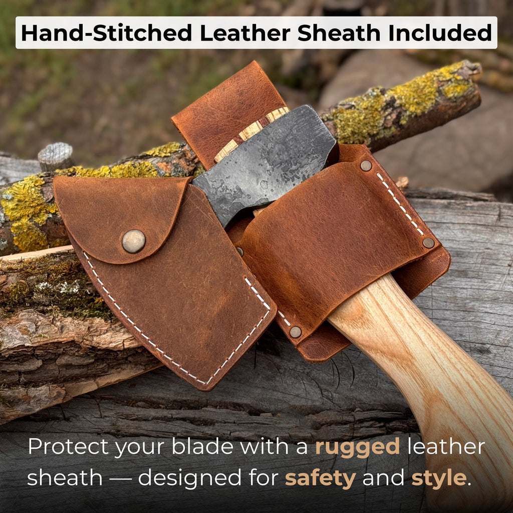 Small Carving Axe with Belt Loop, 0.47 kg (1 lb)
