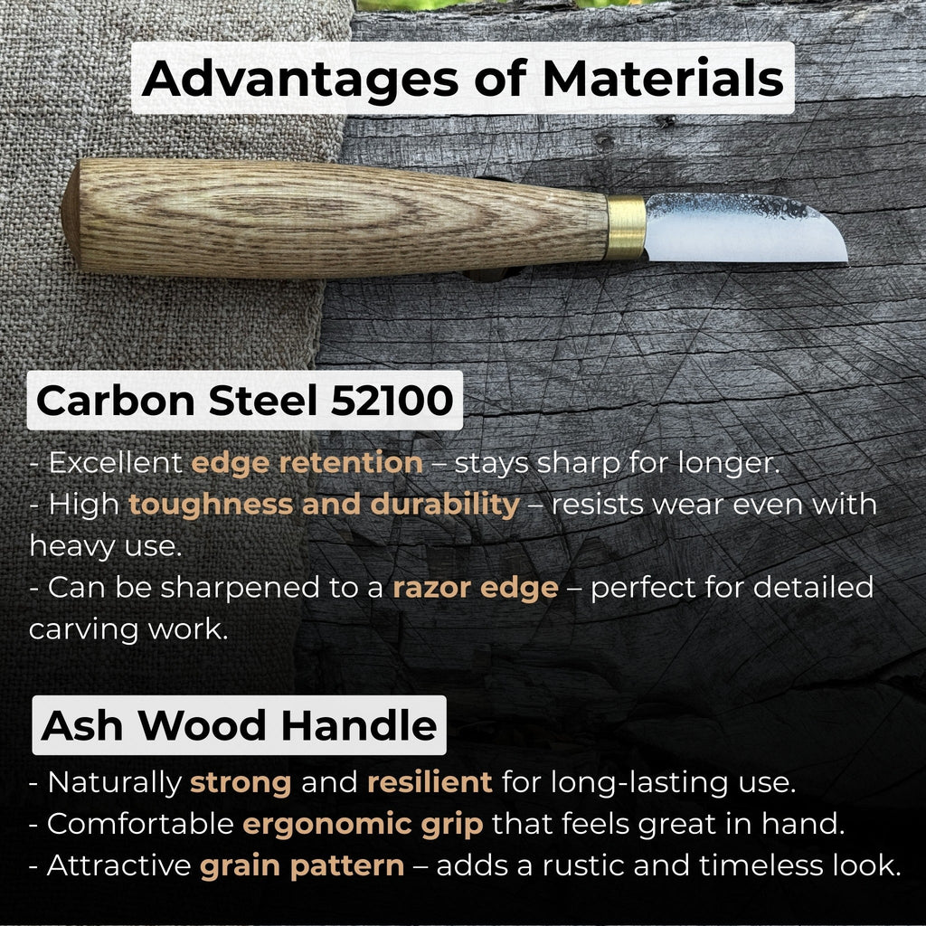 Small Chip Carving Knife, 4 cm (1.57 inches)