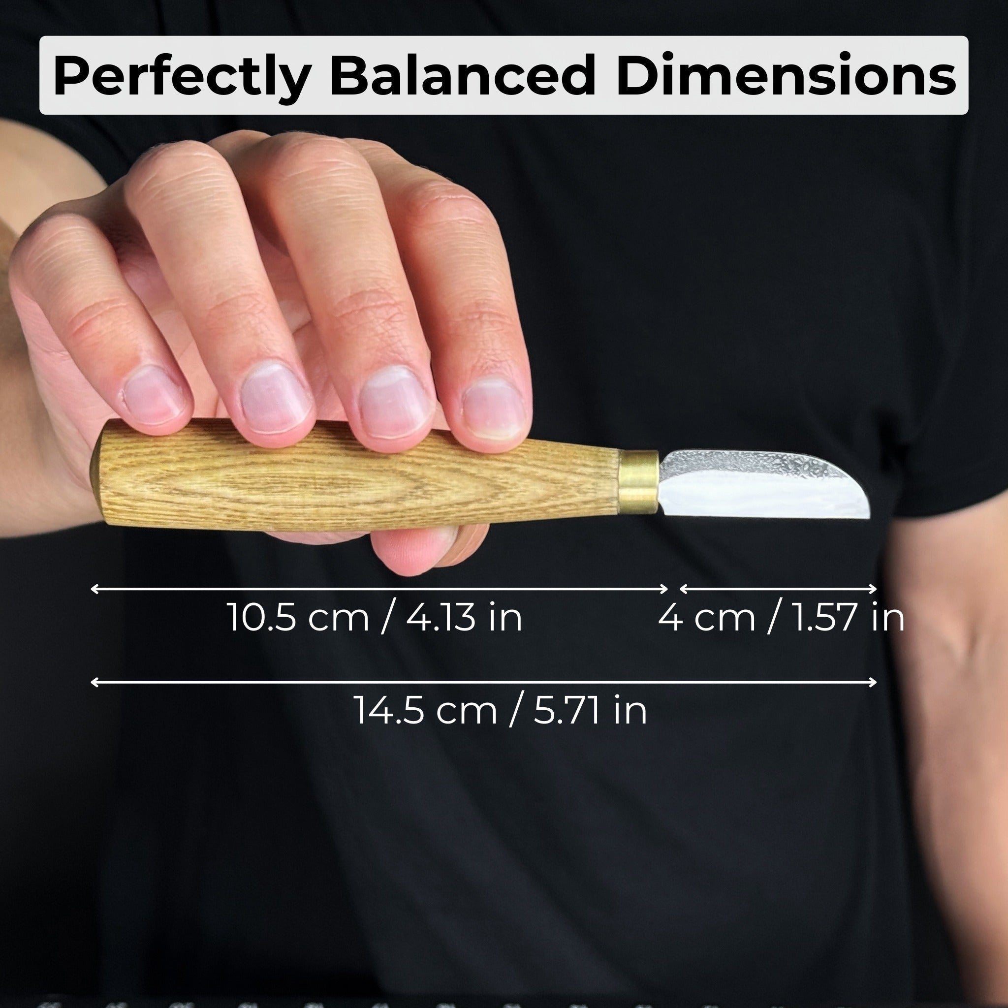 Small Chip Carving Knife, 4 cm (1.57 inches)