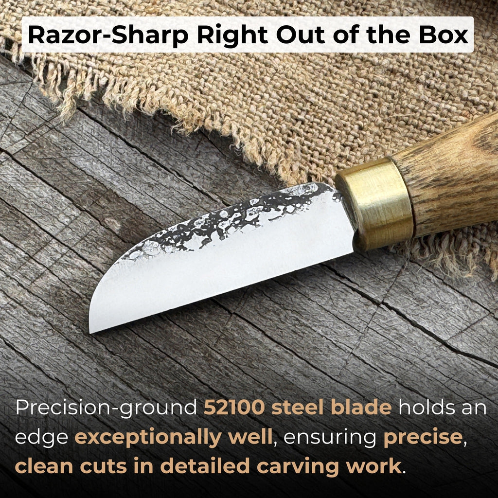 Small Chip Carving Knife, 4 cm (1.57 inches)