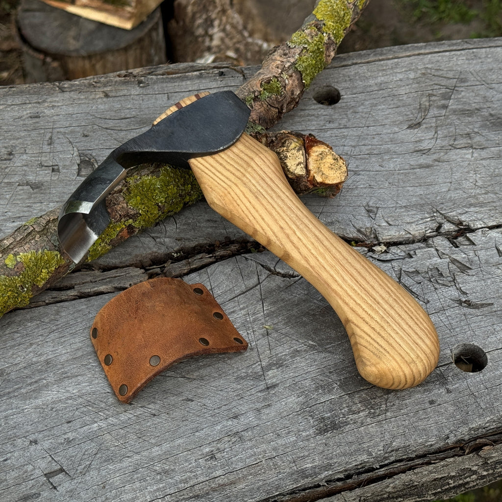 Small Kuksa Adze with Deep Curved (Round) Blade, 4.5 cm (1.8 in)