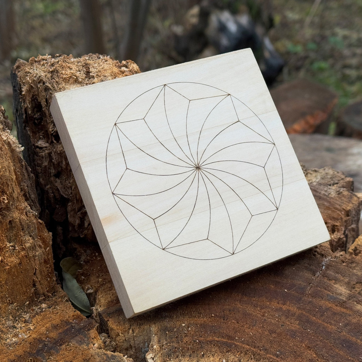 Small Linden Wood Carving Board with Pre-Drawn Pattern - Woodworking Tool | Relic & Reel
