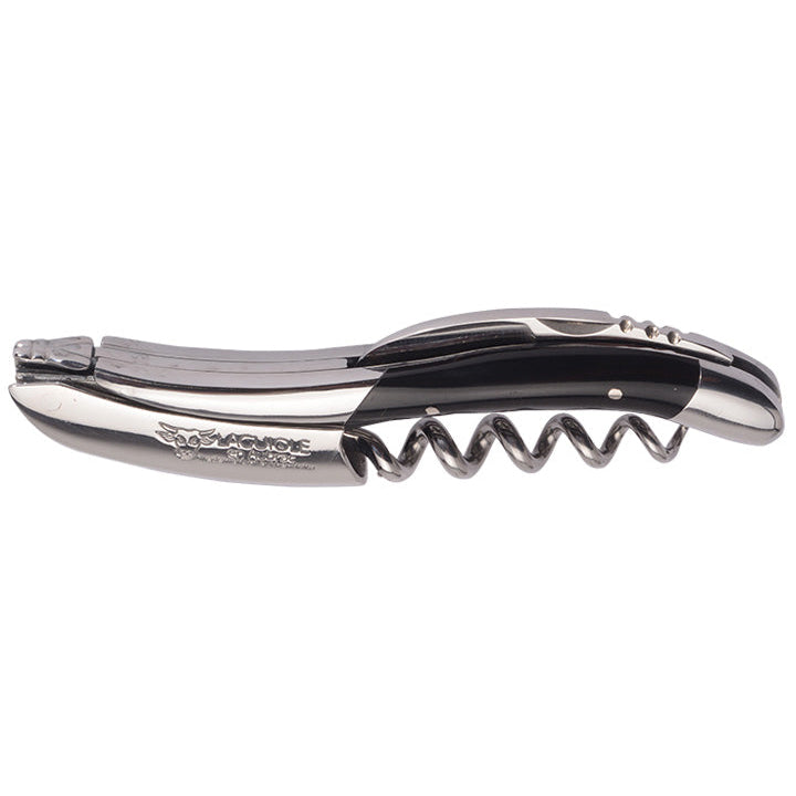 Handcrafted Sommelier Waiter's Corkscrew with Buffalo Horn Handle by Laguiole en Aubrac
