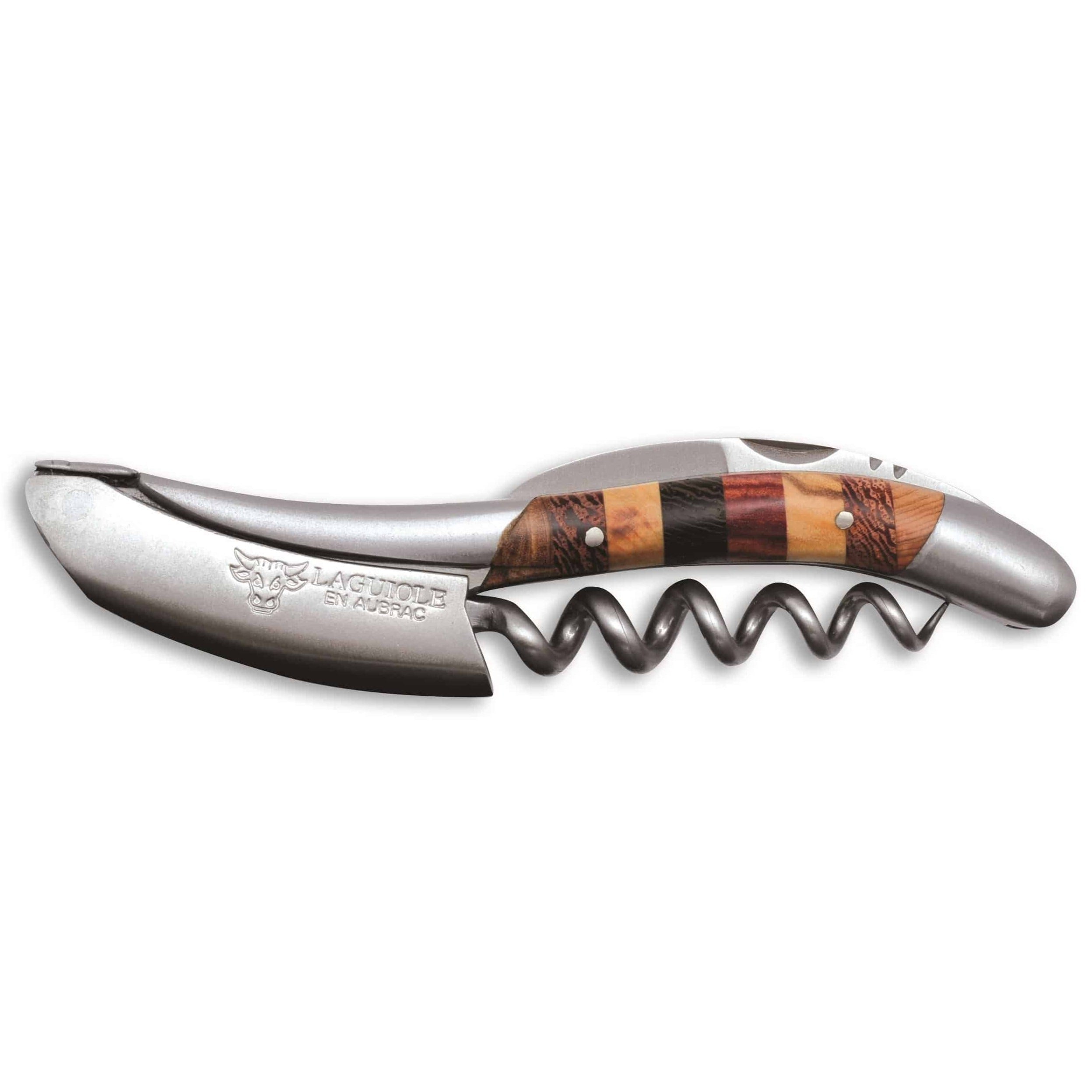 Handcrafted Sommelier Waiter's Corkscrew with Woodstock Handle by Laguiole en Aubrac