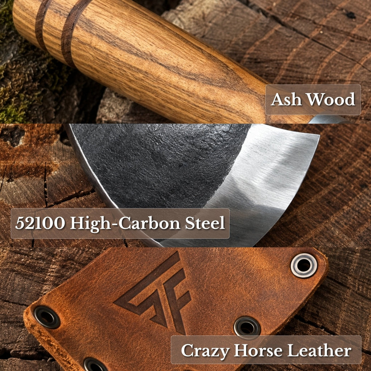 Spoon (Short) Bent Gouge, 50 - 70 mm (2 - 2.8 inches)