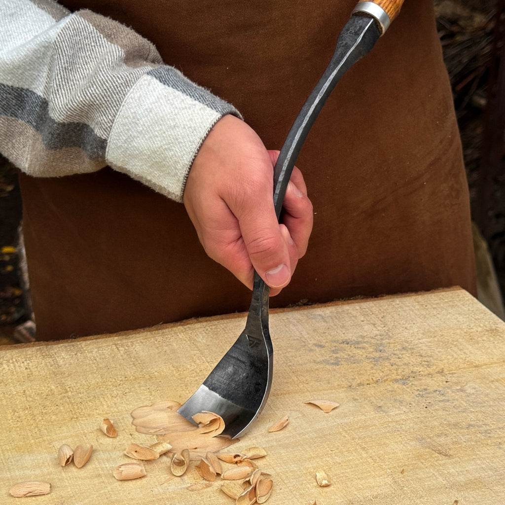 Spoon (Short) Bent Gouge, 50 - 70 mm (2 - 2.8 inches)