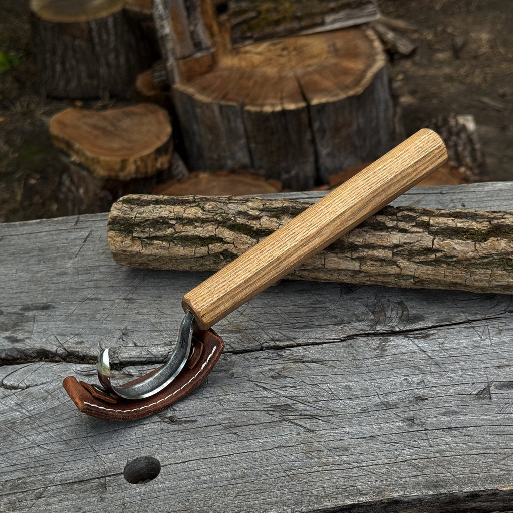 Spoon Carving Hook Knife Large Radius Curve - Wood Carving Tool | Relic & Reel