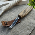 Spoon Carving Hook Knife – Long Curved Blade 7 cm (2.7 inches)