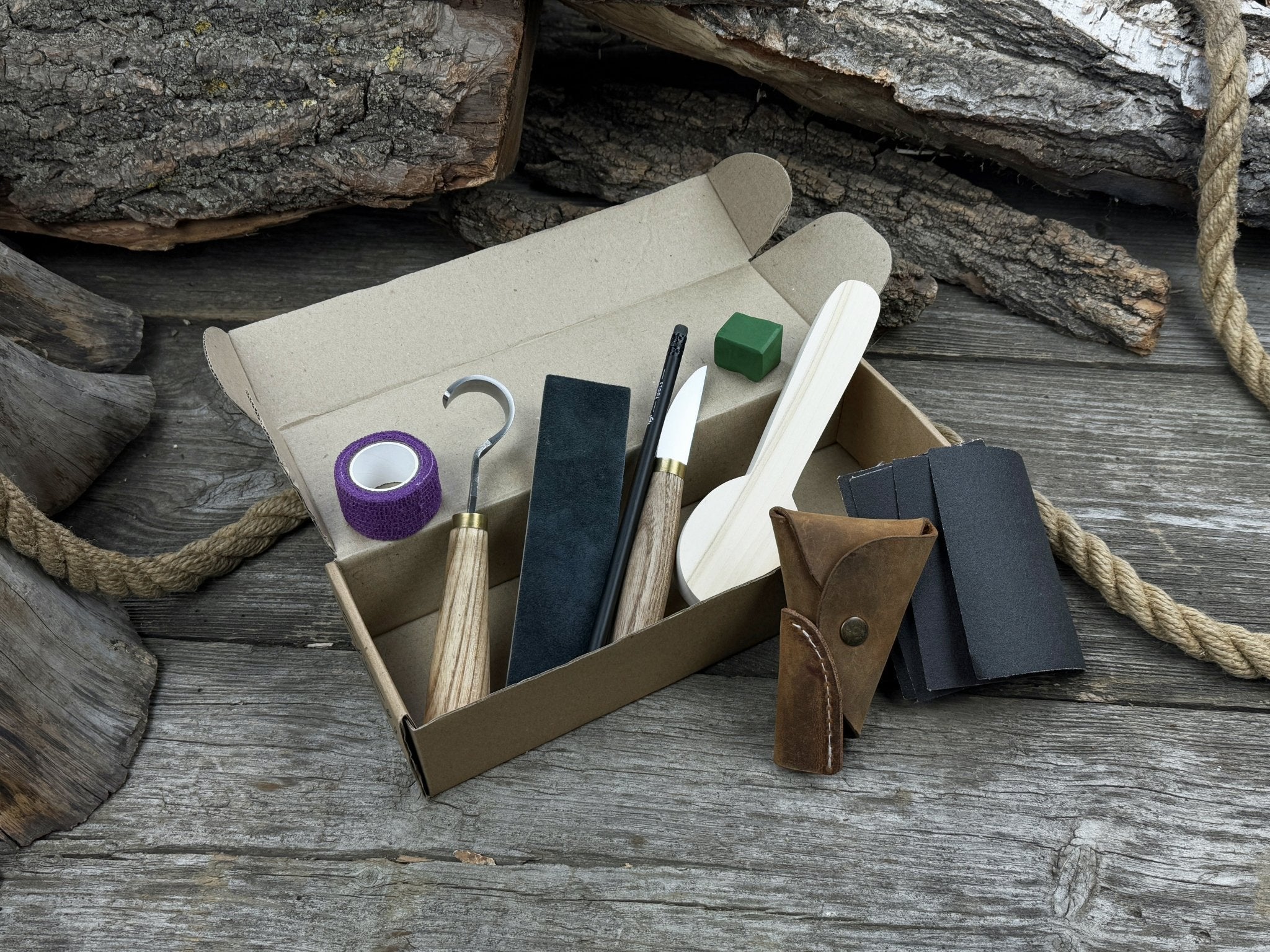 Spoon Carving Kit – Craft Your First Spoon with This All-Inclusive Starter Set