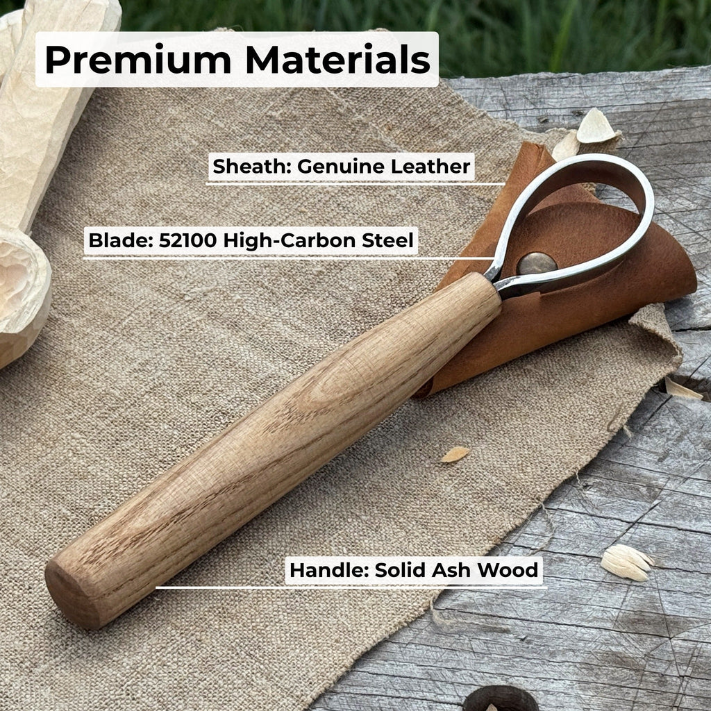 Spoon Carving Scorp Knife, ⌀3.5 cm (1.4 inches)
