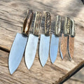6-Piece High Carbon Steel Chef Knife Set Synthetic Stag Antler Handles