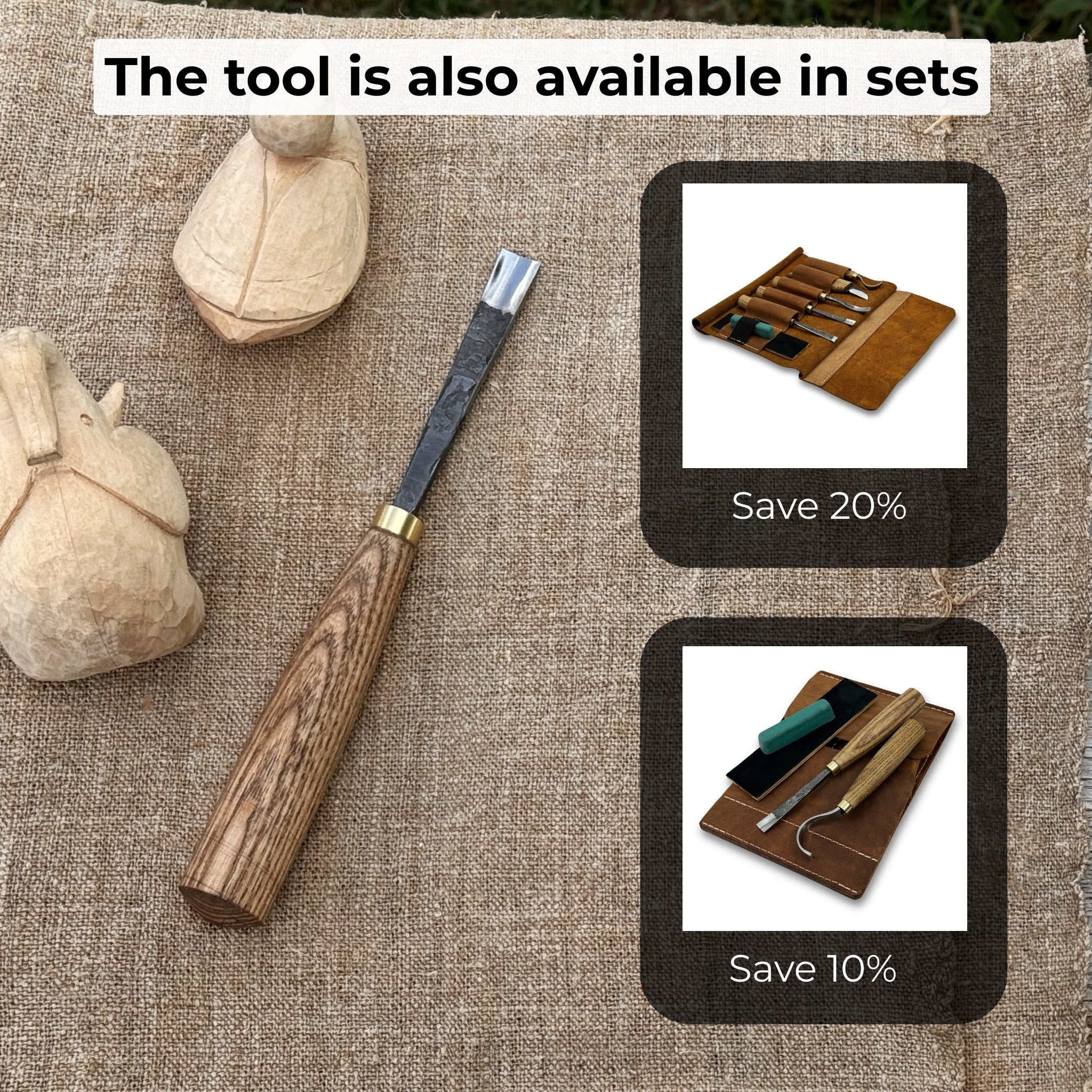 Straight Carving Gouge – 12 mm (0.47 inches)