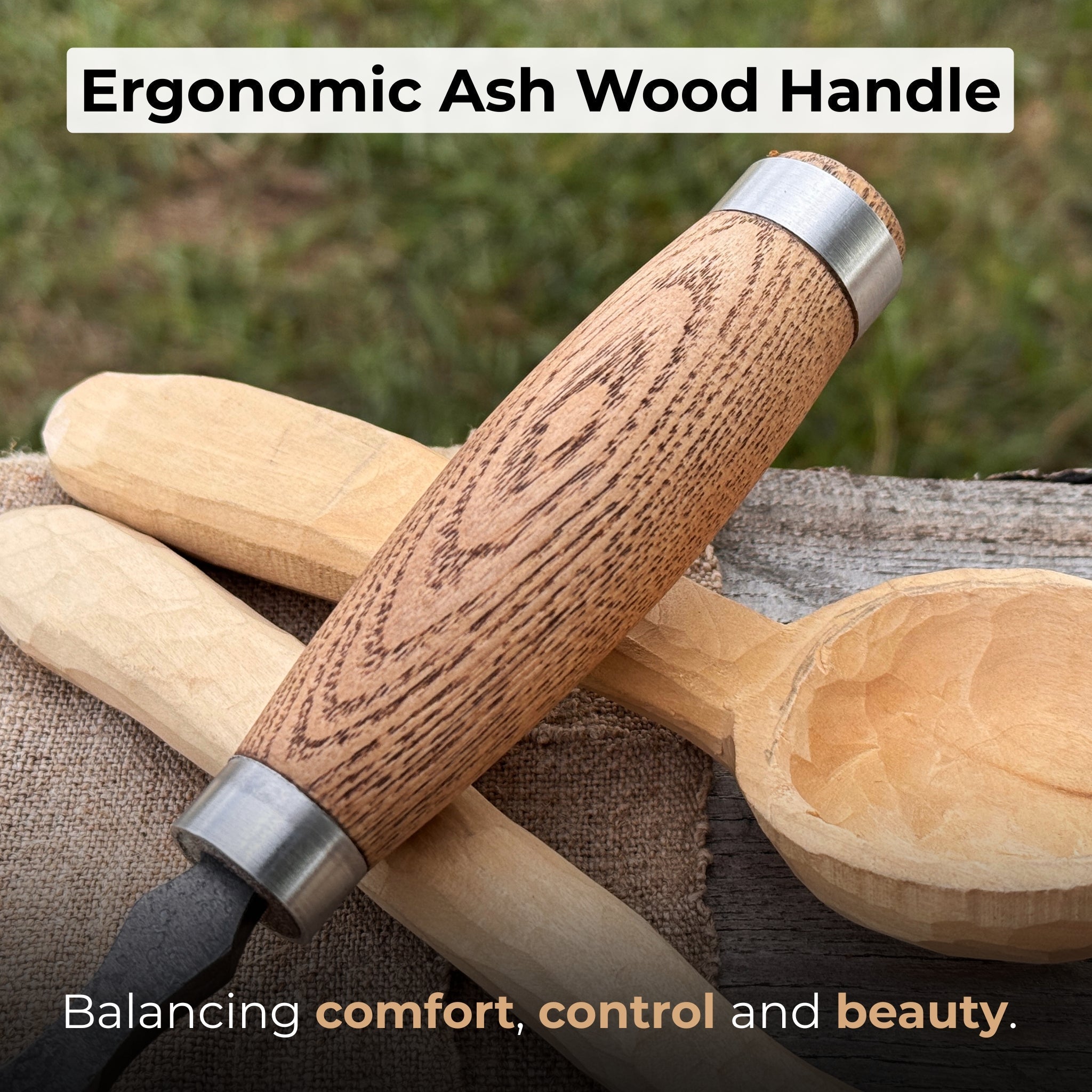 Straight Gouge (Rounded Chisel), 10 - 45 mm (0.4 - 1.8 inches)