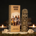 Thor Wooden Figurine - 14 cm Hand-Carved Norse God of Thunder | Sharky Forged Steel Tools - Relic & Reel